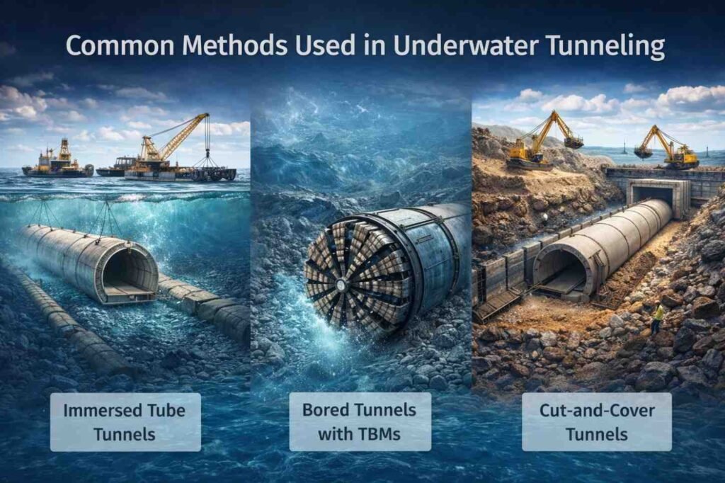 Common Methods Used in Underwater Tunneling