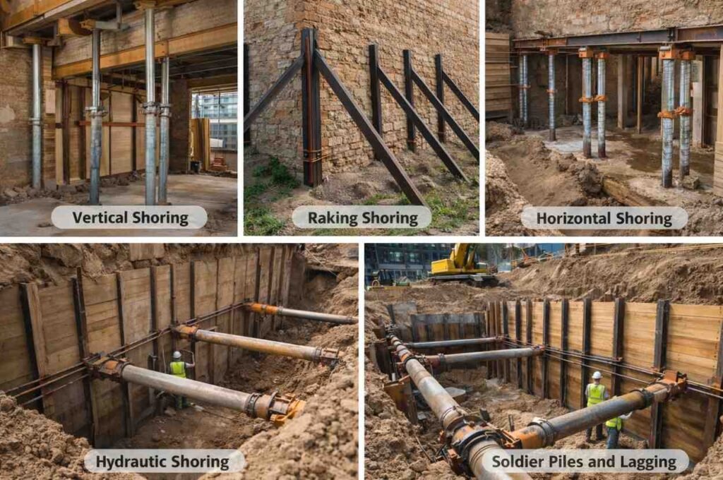 Key Types of Shoring Systems