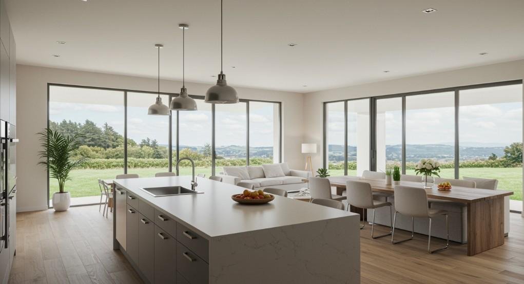 Pros of Open-Concept Floor Plans Enhanced Spaciousness and Light