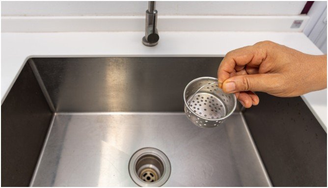 Sink Strainers Prevent Debris Accumulation